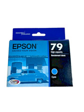 Epson Claria 79 High Capacity Ink Cartridge Cyan T079220 Sealed Pack 01/23 picture
