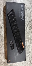 ProtoArc KM100-A Bluetooth Ultra-Slim Backlit Keyboard Mouse Combo Black picture
