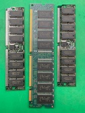 Lot of 3 Vintage RAM Modules 2x 16MB 72-Pin SIMM & 1x 16MB SO-DIMM EN picture