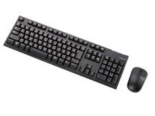 ELECOM Wireless Japanese Layout Keyboard / 108 Keys  Membrane Type  with Mouse picture