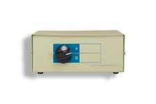 Kentek DB15 2 Way Manual Data Switch Box 15 Pin I/O AB Female Port for PC Gam... picture