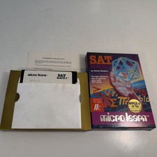 SAT Math I by Micro Learn Microlab For Apple II IIc 1983 By Eileen Shapiro picture