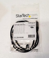 StarTech.com 3.3' Display Port Cable Gray/Black, USB type C,  M/M (USB31CCV1M)  picture