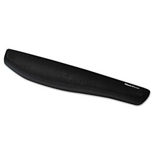 Fellowes PlushTouch Keyboard Wrist Rest Foam Black 18 1/8 x 3-3/16 9252101 picture