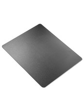 Vaydeer Hard Metal Aluminum Mouse Pad Clear Modern 9.1L x 7.1W inches, Black picture