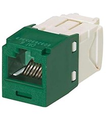 Brand New Panduit Category Cat 6 Jacks RJ45 CJ688TGGR Cat6 BOX OF 50 Color Green picture