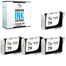 4-Pack CMYi Replacement Epson 79 Black Ink for Artisan 1430 Stylus 1400 1500W picture