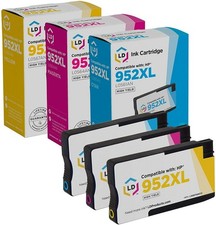 LD 3pk Comp Ink Cartridge for HP 952XL 952 F6U19AN L0S61AN L0S64AN L0S67AN picture