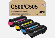 ** NEW Xerox Toner | C500 / C505  | 106R03862 | Black/Color | Compatible | 4-Pak picture
