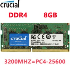 Crucial DDR4  8GB 1 x 8GB 3200 MHz PC4-25600 260-Pin SODIMM Notebook Memory RAM picture
