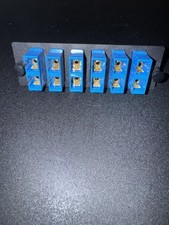 Panduit Fiber Adaper SC Panel 6 Duplex Copper Sleeves picture