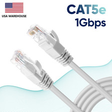 CAT5 Ethernet Internet Cable Network 1.5 3 5 7 10 15 25 30 50 75 100 200 Lot picture