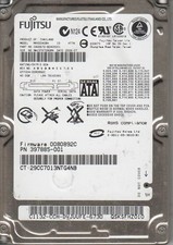 MHV2040BH,  Fujitsu 40GB SATA 2.5 Hard Drive used picture