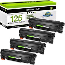 4 Pack CRG125 3484B001 Black Toner Cartridge for Canon MF3010 LBP6000 LBP6030w picture
