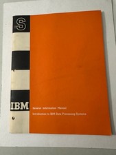 IBM Original Intro To Data Processing Systems GENERAL INFORMATION MANUAL - 1960 picture