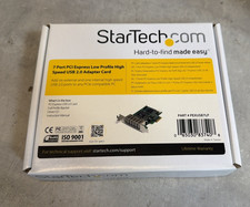 New - StarTech.com PEXUSB7LP 7 Port PCI Express High-Profile High-Speed Adapter picture