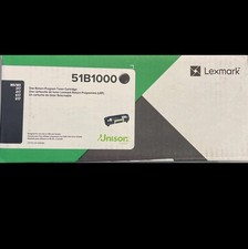 Genuine Lexmark 51B1000 Black Unison Toner Cartridge OEM New Sealed picture