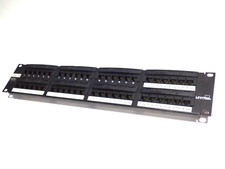 LEVITON CAT 6 EXREME 6+ PATCH PANEL USED picture