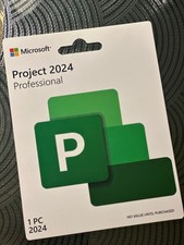 Microsoft Project Professional 2024 1 PC Lifetime Product Key Card picture