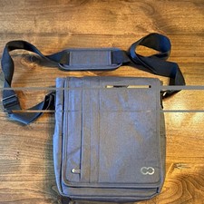 CaseCrown Gray Tablet Bag w/ Adjustable Strap & Accessory Compartments. picture
