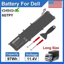 ✅LOT 6GTPY Battery For Dell XPS 15 9560 9570 9550 Precision 5510 5520 5530 97Wh picture