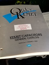 VINTAGE 1986 ORDER KEMET CAPACITORS GENERAL CATALOG    UNION CARBIDE picture