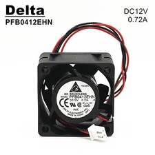 1PC NEW Delta 4028 12V 0.72A PFB0412EHN-B Double Ball Cooling Fan 2-PIN picture