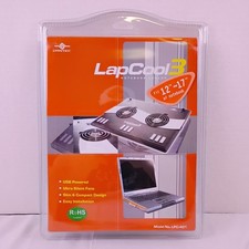 Vantec LapCool 3 Notebook Cooler Dual Fan 1500 RPM USB Model LPC-401 New Sealed picture