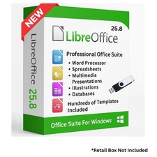 Libre Office 25.8 Software Suite for Windows-Word-Home-Student-Business picture