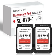 High Capacity SL-870-1 XXL Red Ink Cartridge High Yield Combo Pack 2-Pack 16 ML picture