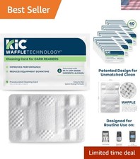 40 Presaturated Cleaning Cards for Card Reader Machines - Quick Drying Solution picture