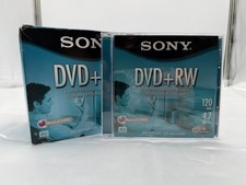 Sony DVD+RW 4.7GB 120min 1x-4x AccuCORE Rewritable Discs 10 Pack 10DPW47L2 NEW picture