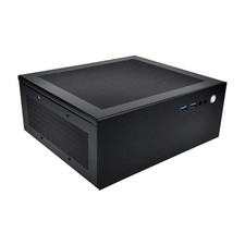 GM100 Mini PC Case 4.3L HTPC Chassis 2X USB 3.0 Fits Flex PSU, Single Slot GPU picture