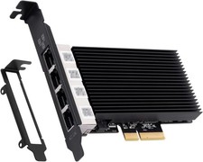 Intel I226-V Quad Port 2.5GbE PCIe Ethernet Adapter RJ45 NIC pfSense NAS picture