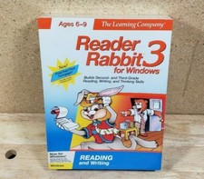 New Sealed - The Learning School Reader Rabbit 3 PC Game - WIndows Ages 6-9 picture