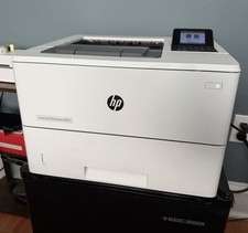 HP LaserJet Enterprise M507 Monochrome Printer 1PV87A With Cables TESTED picture