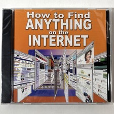 How To Find Anything On The Internet CD-Rom Vintage Pondview Educational Sealed picture
