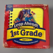 Leap ahead 1st grade the learning company 1999 vintage software picture