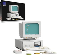 Interactive Retro Computer Building Set with Hidden Compartments - Adults Only picture