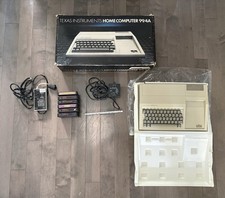 Texas Instruments TI-99/4A Home Computer In Box CIB + 6 Games Lot & Cables picture