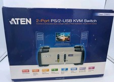 New Open Box ATEN CS82U 2-Port PS/2-USB KVM Switch Gaming picture