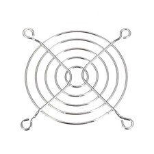 3pcs Finger Guard Metal Fan Grill Protector for 80mm x 80mm Case Fan Silver Tone picture