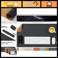 Dual-Sided Cork Desk Mat - Large Mouse Pad & Desk Organizer for Home/Office picture