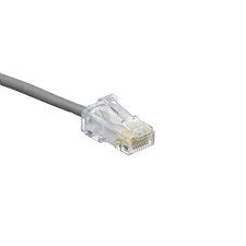 2 ft Panduit UTPSP2GYY 24 AWG Copper Cat 6 UTP Patch Cord Gray picture