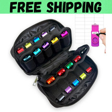 USB Flash Drive Storage Case 20 Slots Electronic Organizer Black Carrying Case picture