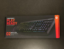 CyberPowerPC NOHI 02 RGB Illuminated Multimedia USB Wired QWERTY Keyboard Black picture