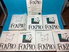 Vtg Microsoft FoxPro Database Management System Version Mac Series 2.5 Guides picture