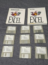 Microsoft Excel 5.0 for Windows Complete 9-Disk Set TESTED w/ User Guide & VBA picture