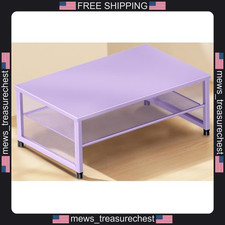 Monitor Stand Riser 2-Tier Steel Desk Organizer for Laptop, Printer, Home Office picture