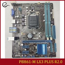 FOR ASUS P8H61-M LX3 PLUS R2.0 DDR3*2 LGA 1155 16GB VGA uATX Ｍotherboard Test OK picture